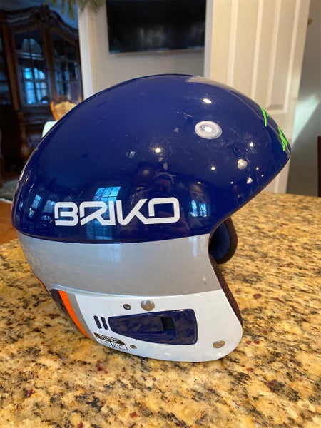 Blue Men's Medium/Large Briko Vulcano FIS Helmet FIS Legal