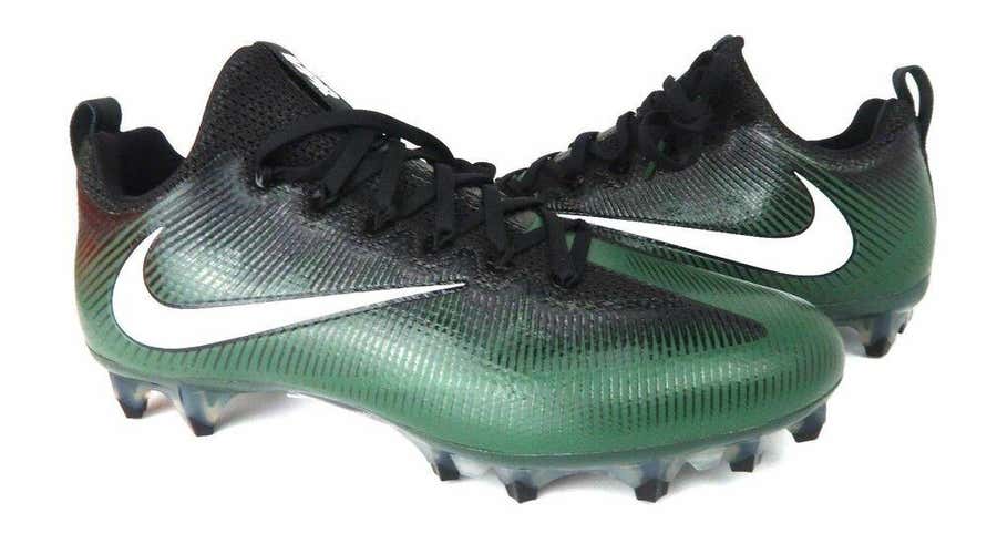 men 11 Nike Vapor Untouchable pro TD/molded Football/lacrosse Cleats green/black-white