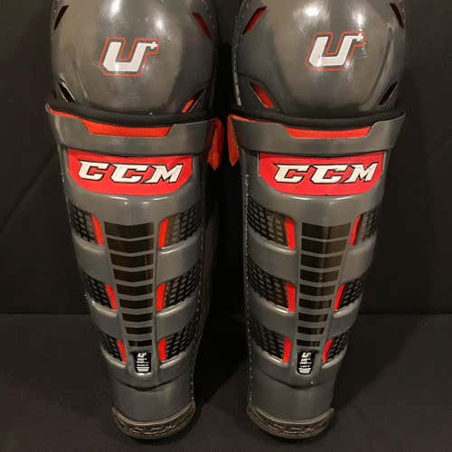 Senior CCM U+ Crazy Strong Shin Pads