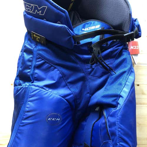 New Royal Blue Tacks 4052 Hockey Pants Senior Small