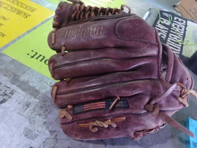Used Nokona Amg 1200 12" Bb Sb Gloves Fielders
