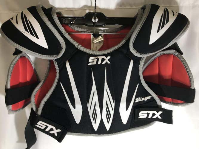 Used Stx Stinger Md Lacrosse Shoulder Pads