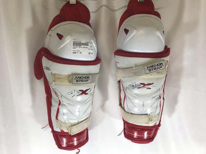 Used Bauer Apx2 11" Hockey Shin Guards