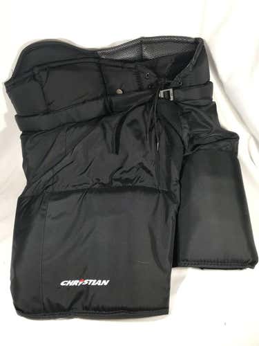 Used Christian Black Xl Pant Breezer Hockey Pants