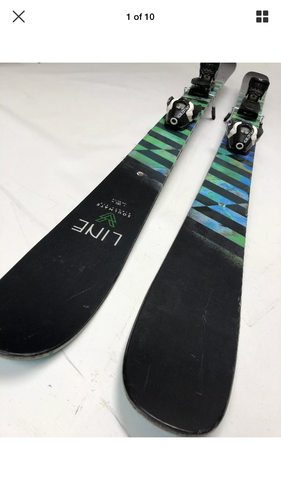 Line Soulmate 86 Women's Skis Size 151cm w/ z10 Salomon bindings Used G1023