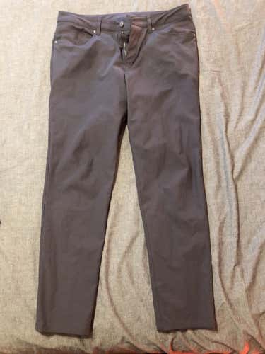 Lululemon Men's ABC Pant Slim - Gray/Obsidian - Size 34