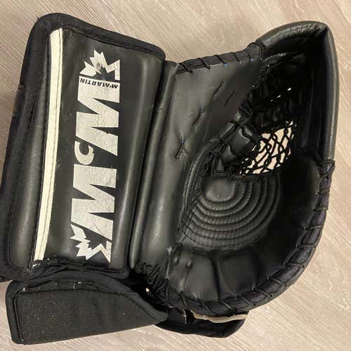 Black Senior MCM MCMARTIN COBRA Goalie Catcher Glove GREAT CONDITION
