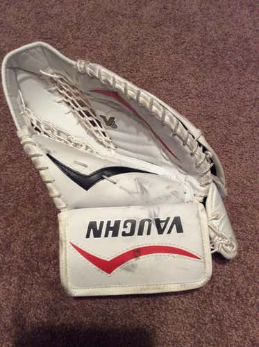 White Youth Goalie glove ice hockey