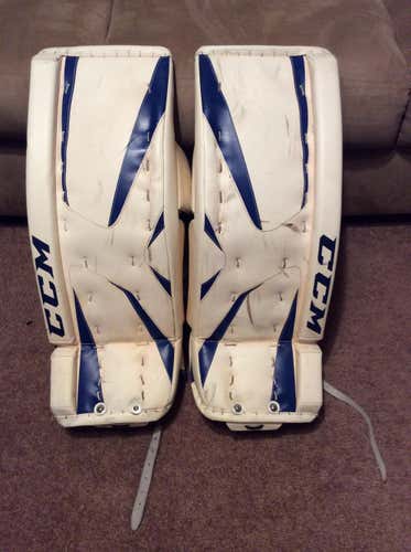 Blue Youth 28" + 1 CCM Goalie Leg Pads