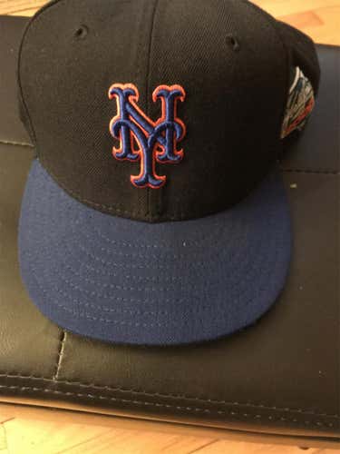 Mets Game Worn 2000 World Series Black Large New Era