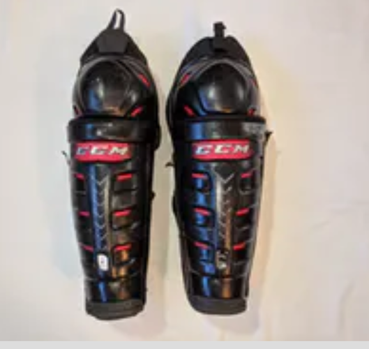 12" CCM Tacks hockey. Shin Pads