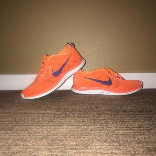 Orange Nike Lunarlon Shoes (size 12)