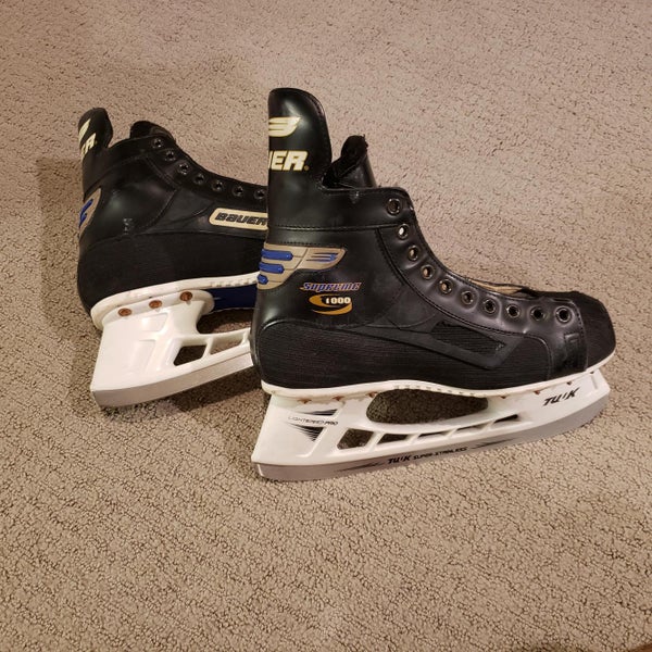 Senior Bauer Supreme 1000 Hockey Skates D&R (Regular) Size 9.5