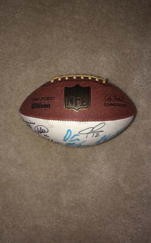 New Wilson Signed Browns Football 2011