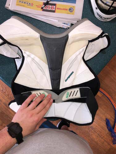 Large STX Surgeon 500 Shoulder Pads