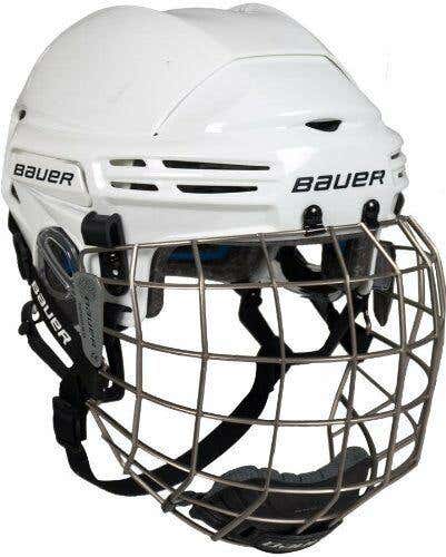 White New Small Bauer 7500 Helmet