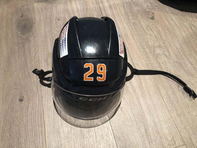 Bakersfield Condors AHL Small Pro Stock CCM Helmet + Oakley Visor