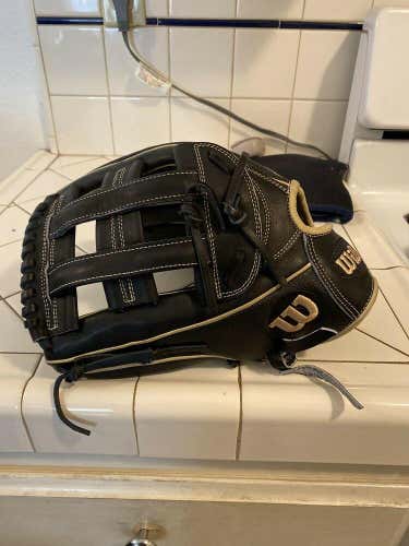 Wilson A2000 12.75" 1799 SuperSkin Outfield Baseball Glove - WTA20RB191799SS LHT