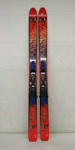Atomic Powder Cruise 180cm 125-105-115 Heli-Skis w/ESS Powder Plus 512 Bindings