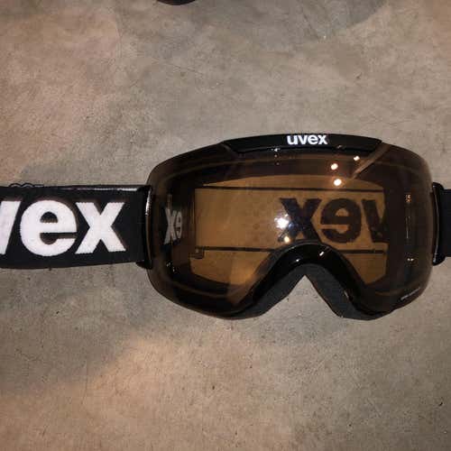 Black Unisex UVEX Downhill 2000 Large Ski Goggles