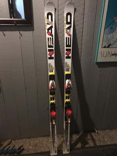 175 Head GS Skis 23m Radius With Bindings