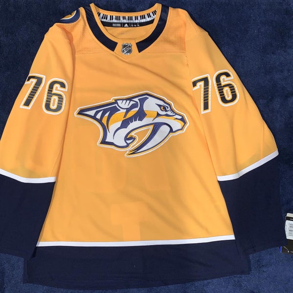 P.K. Subban Nashville Predators Adidas Adizero Home Jersey Size 52