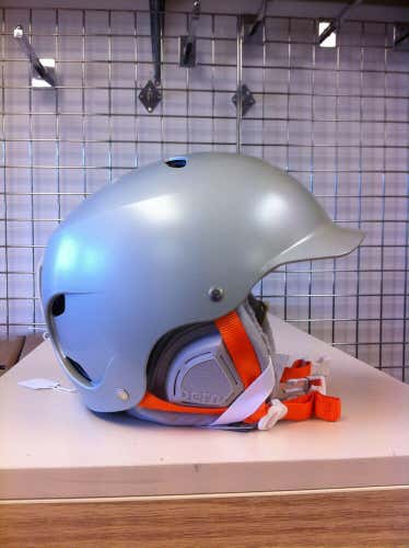 Women's Bern Lenox EPS ski snowboard Helmet color Satin Delphin Grey size xs/s No Trades