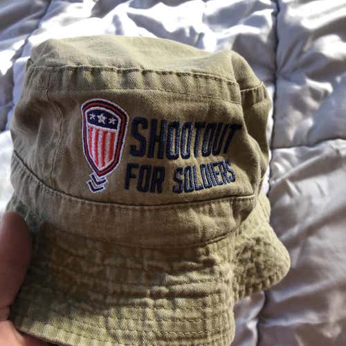 Shootout For Soldiers Military Green Bucket Hat