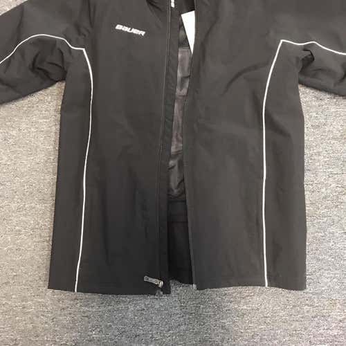 Bauer Lightweight Hockey Jacket Black Junior Xl New