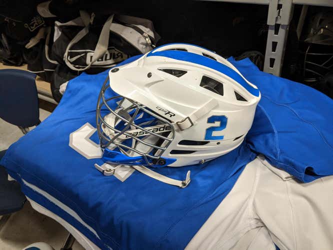 White Adult Player Cascade CPX-R Helmet