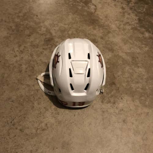 White New Large Bauer IMS 11.0 Pro Stock Helmet