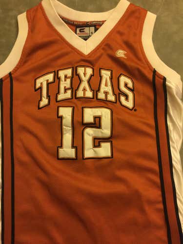 College Basketball Jersey - University of Texas Longhorns No.12 Youth Small (size 8/10)