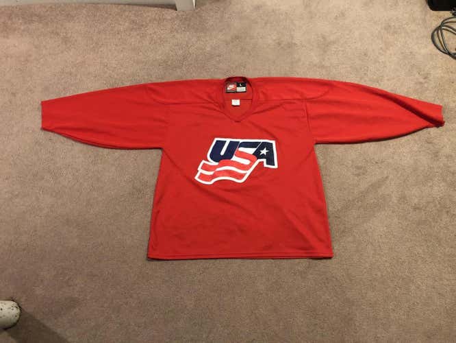 Authentic Team USA Nike Large Practice Jersey Pro Stock RARE