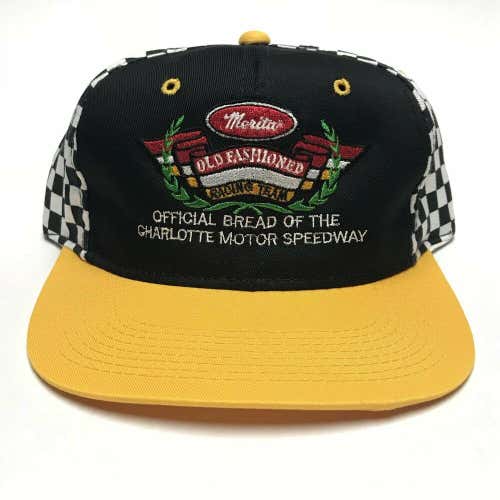 Vintage Merita Bread Nascar Racing Charlotte Motor Speedway Snapback Hat Cap