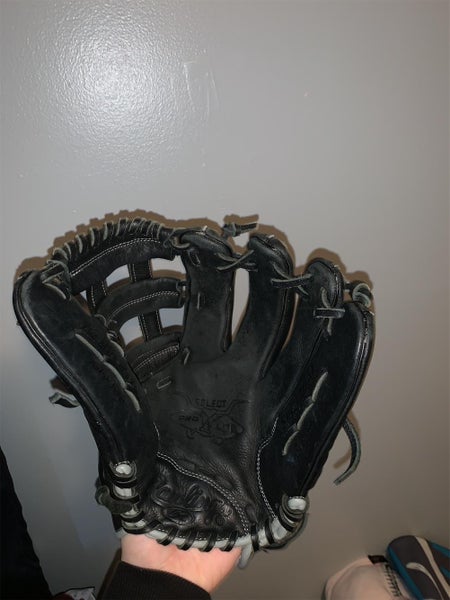 Black High School/College Infield 12" Baseball Glove