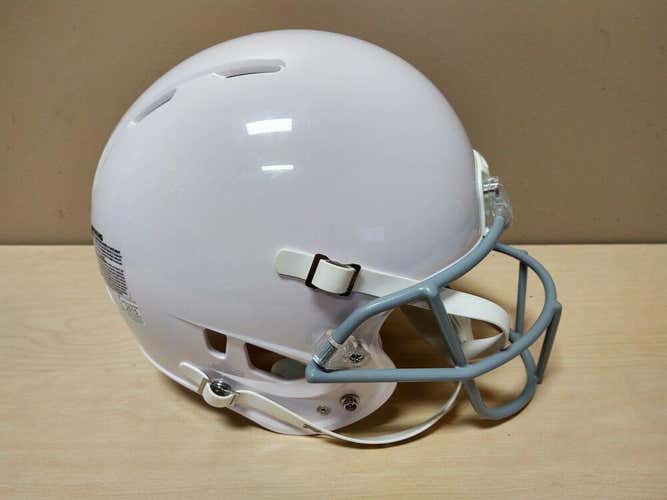Rawlings 2015 Momentum Plus Football Helmet White Small Grey Facemask Chinstrap