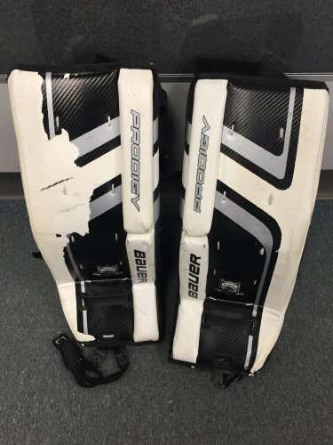 Youth Size 22” Inch Bauer Prodigy Ice Hockey Goalie Leg Pads
