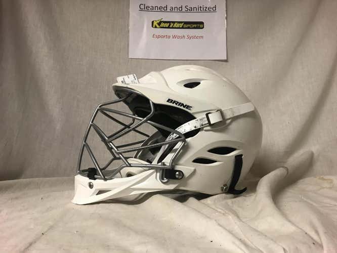 White Adult Player Brine STR Helmet