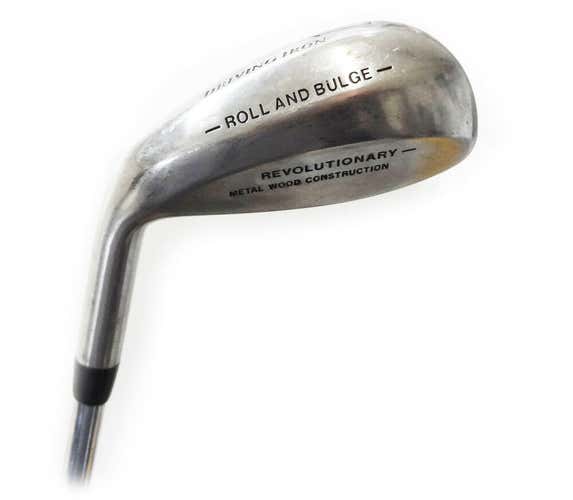 LH Roll And Budge Driving Iron Steel Stiff Flex FIRM PRICE