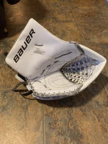 White Senior Bauer Regular JRZ Pro Stock