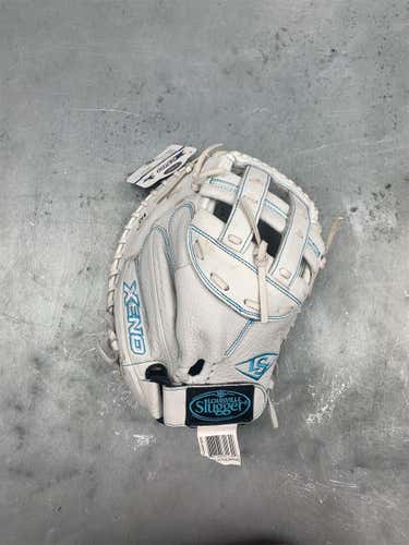 White New High School/College Louisville Slugger Right Handed Catcher's XENO Softball Glove 33"
