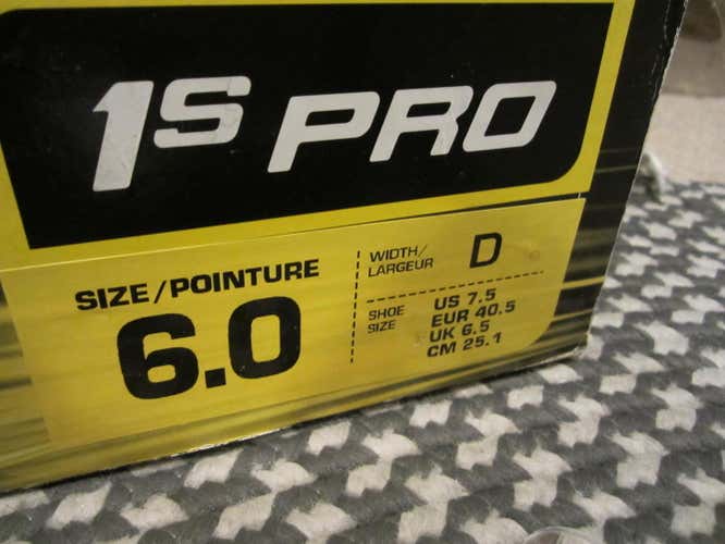 OFFERS OFFERS  New Bauer  1S Pro Hockey Skates Size 6D