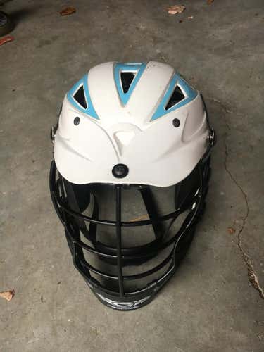 White Adult Player Cascade CPX-R Lacrosse Helmet