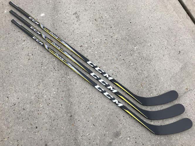 3 Pack CCM Super Tacks 2.0 Pro Stock Hockey Stick Grip 85 Flex Left P90 5141