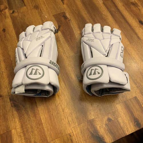 Boston JR. Cannons warrior Evo 12" Lacrosse Gloves (brand New Never Worn