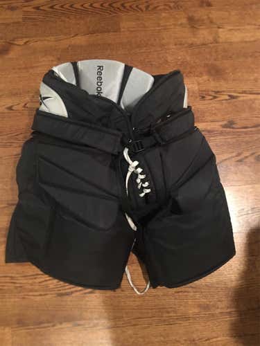 Black Senior Extra Large Reebok 11k Hockey Goalie Pants