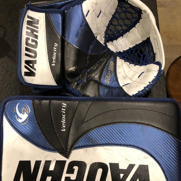 White Senior Regular Velocity V2 Glove+Blocker