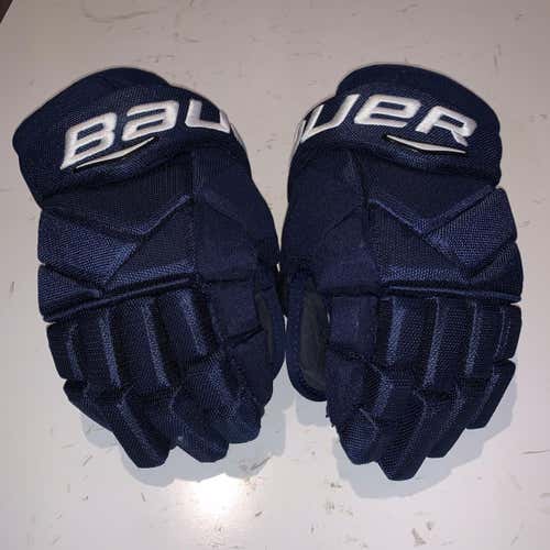 Florida Panthers McCann Blue Senior Bauer Vapor 1X Pro 14" Pro Stock Gloves