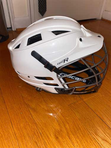 White Adult Player Cascade CPV-R Helmet