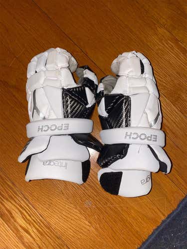 White  Player Epoch Integra  Lacrosse Gloves